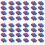 96Pcs Eva Whiteboard Erasers Compact for Office and Classroom 6