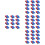 96Pcs Eva Whiteboard Erasers Compact for Office and Classroom 7