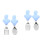 2Sets Baby Essbesteck, Silikon- Gabel, Ergonomisch 5