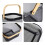 Metal Mesh Basket, Multi-Functional Hanging Kitchen Baskets Fruit Basket with Handle for Kitchen Bathroom Picnic Black 7
