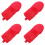 4Stk Kinder Baseball- Und Softball Übungshandschuhe Rot Polyester 5
