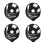 4Stk Polyester Badminton Racket Cover Training 8