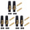 6Sets Altsaxophon Mundstück Kit Mit Kappe Und Blättern Schwarz 4