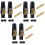 6Sets Altsaxophon Mundstück Kit Mit Kappe Und Blättern Schwarz 5