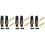 6Sets Altsaxophon Mundstück Kit Mit Kappe Und Blättern Schwarz 6