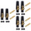 6Sets Altsaxophon Mundstück Kit Mit Kappe Und Blättern Schwarz 8