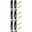 6Sets Altsaxophon Mundstück Kit Mit Kappe Und Blättern Schwarz 10