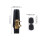 6Sets Altsaxophon Mundstück Kit Mit Kappe Und Blättern Schwarz 11