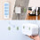 Support Mural Magnétique pour Télécommande, Sans Perçage, Auto-Adhésif, pour Climatiseur, Télécommande de Télévision. 6