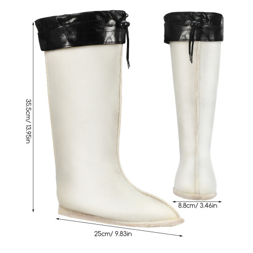 5Paires Boot Liners Fourrure Épaisse Chaude PU 2
