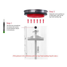 5X for V12 V10 Slim Vacuum Cleaner Dust Bin Top Fixed Sealing Ring Dust Bucket Filter Cleaner Garbage Box