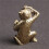 5X Bronze  Monkey Statue Monkey Statue Landscape Accessories, Tea Table, Desk Antique Small Bronze Ware 5