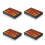 4Stk Schwarze Graphit-Ingot-Formen Für Metallgießen Und Hobby 11