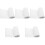 5Pièces Plinthes PVC Adhésives Blanches Flexibles Pour Décor Mural 3