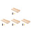 4Pièces Étagères Flottantes Bois Beige Usage Polyvalent 5