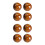 8Pcs Assorted Resin Baoding Balls Hand Exercise Stress Relief Decor 5