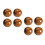 8Pcs Assorted Resin Baoding Balls Hand Exercise Stress Relief Decor 8