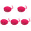 5Stk Menstruationscup Box Silikon Rosé Komfortabel Für 3