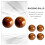 8Pcs Assorted Resin Baoding Balls Hand Exercise Stress Relief Decor 11