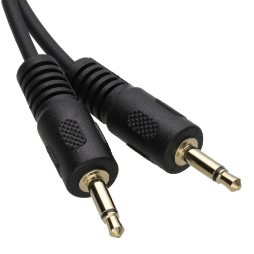 Mono 3.5mm Jack Plug to Mono 3.5mm Jack Plug Cable Lead 3m GOLD