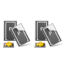 20Pcs Easy Apply Black PVC Kids Room Car Stickers Removable