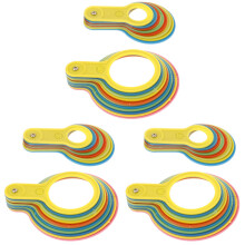 6Sets - Und Birnenmessringe Mit Plastikringen Für Exakte Maße