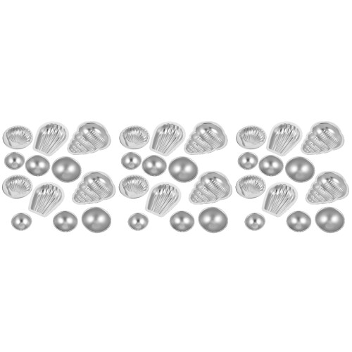 36Stk Aluminium Form DIY Seifenform Rund Silber Küchenform