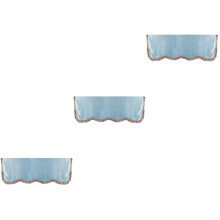 3Stk Klavierhülle Blau Für Upright Piano Glatt & Strapazierfähig