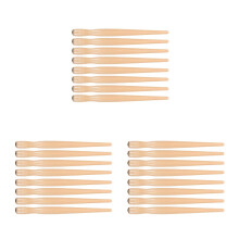24Pièces Porte-Plume Diptique Bois Pour , Et