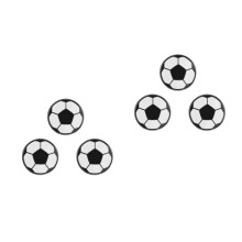 6Pièces Jetons Arbitre En Alliage Noir Outil Portable Pour Football