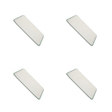 4Stk Strapazierfähige PVC Abtropfmatte Beige Für Küchen- Und Bartheke