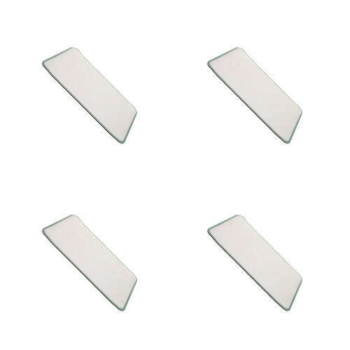 4Pcs Multifunctional Beige Dish Drying Mats for Kitchen and Bar Use