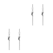 4Pièces Tringles Levage Vidage Lavabo Multi Usage Inox
