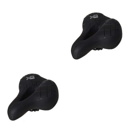 2Pièces Siège De Noir, Design Antichaleur, Confort Résistance