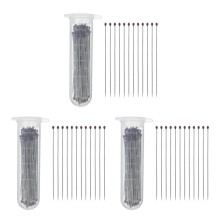 300Pièces Kit Épingles Inox Fixation Insecte Argenté Pour Collection