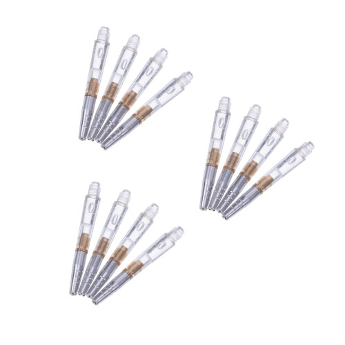 12Pièces Supports Transparents En Pour Fléchettes Soft Tip