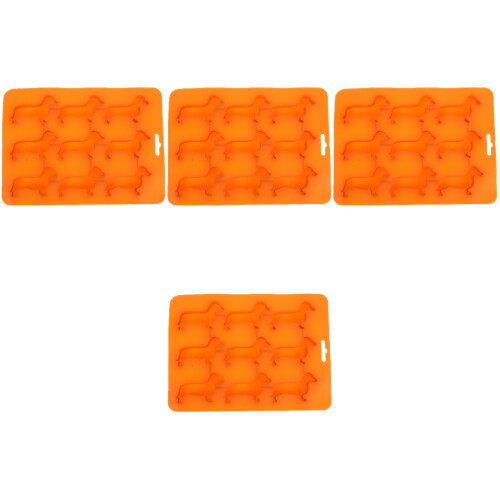 8Stk Kreative Silikonform Für Backen Candy Cookie Orange