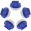 5Stk Tragbares Mini Curling Kugel Set Kunststoff Blau Für 1