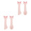 4Pièces Spatules Silicone Roses Pour Humide Chats 1