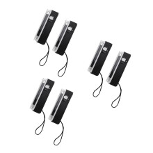 6Pièces Lampe Portative Noire Pour Outil Réparation Vitre