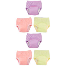 6Pièces Couches Absorbant Pantalon Entraînement