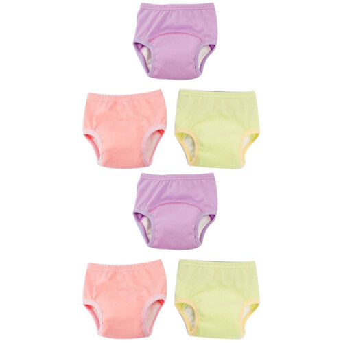 6Pièces Couches Absorbant Pantalon Entraînement