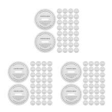 150Pièces Protège-Cire Rond En Carton Pour Bougies Usage Facile