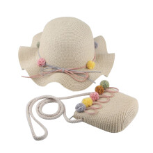 Chapeau Plage Enfant Beige Style Tendance En Paille