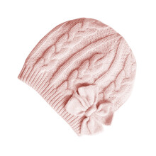 Bonnet Laine Bébé Rose, Et Respirant Pour -