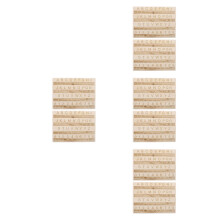 8Pièces Outil Braille Bois Robuste À Points Surélevés Usage Éducatif
