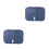 2Stk Reisefreundlicher Passinhaber Navy Mit Rfid- Organizer 10