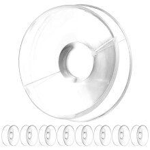 20Pièces Pads Ventouses Doubles 30Mm Clairs Pour Maison Bureau