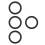 4Pcs Universal Rubber Stroller Wheel Tires Back & Front Easy Maneuver 1