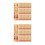 2000Pièces Kraft Pour Couverts Jetables Usage Colorés 10